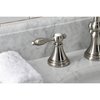 Kingston Brass KS2988TAL Tudor Widespread Bathroom Faucet W/Brass Pop-Up, Brushed Nkl KS2988TAL